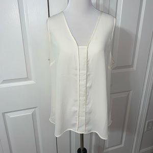 Banana Republic cream tank blouse  Sz L